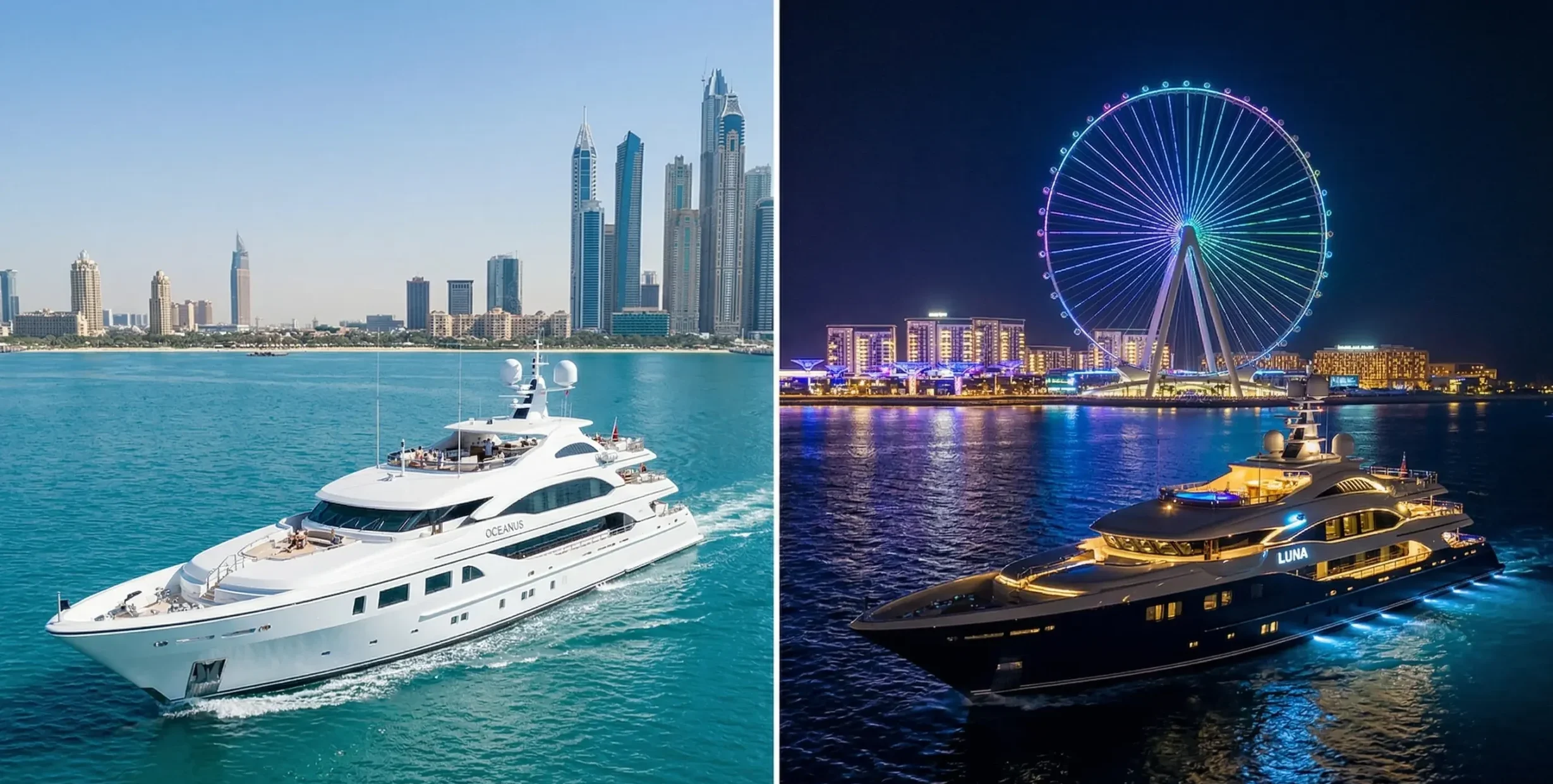 Dubai yacht rental timing
